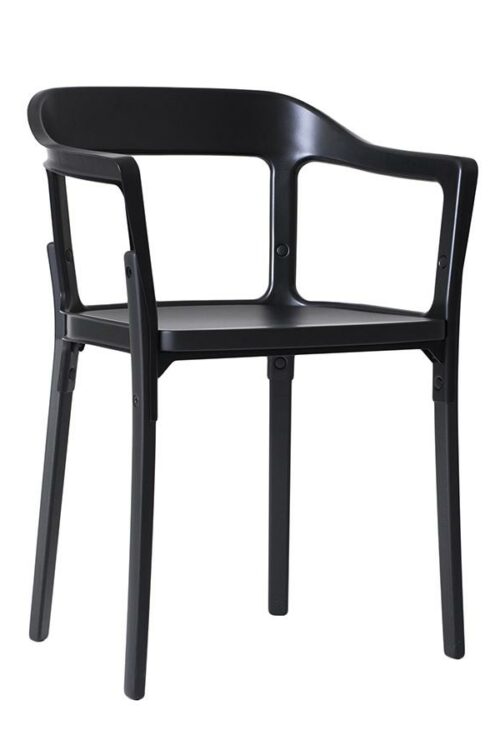 Chaise Steelwood Noire