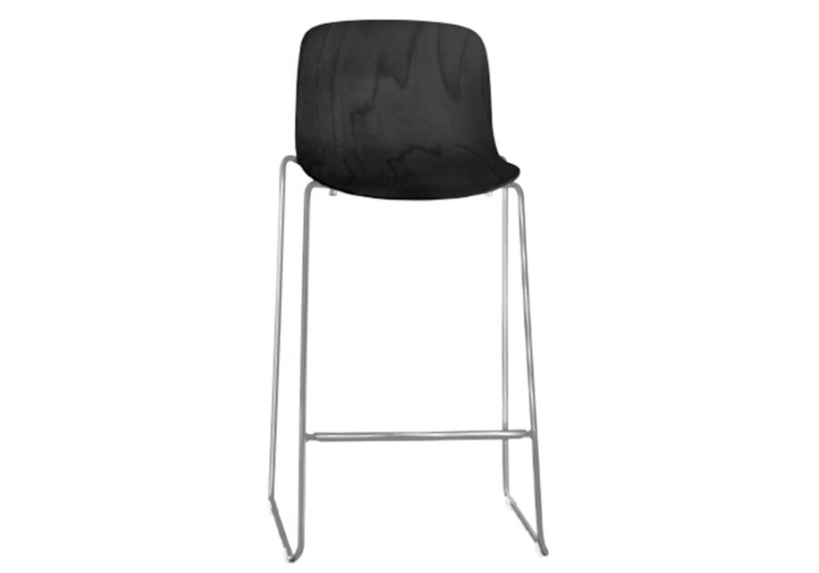 Tabouret Troy 4 legs - Seat in beech – Image 2