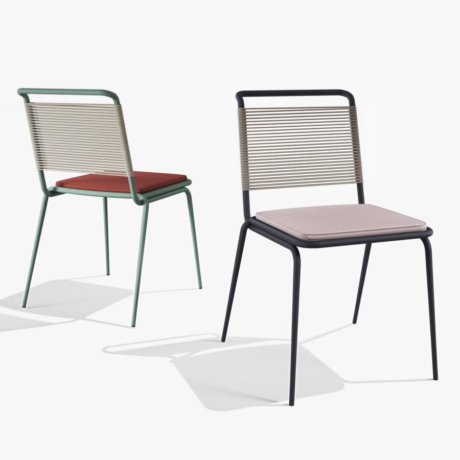 2 x chaises Kissi + Coussins (BabelD)