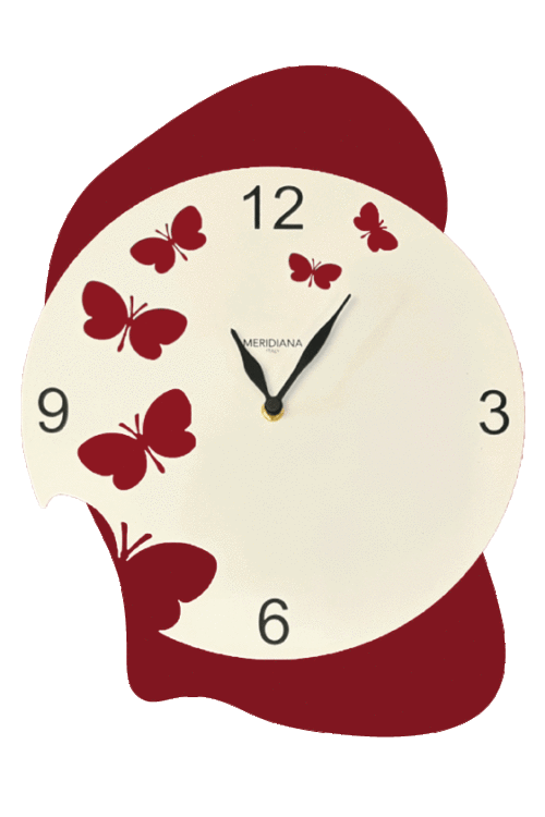 Horloge papillon MERIDIANA - DOMENICONI